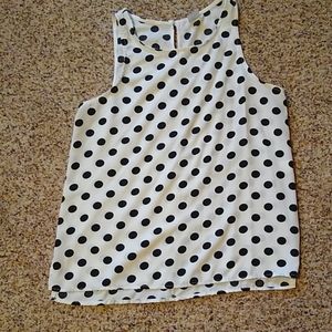 Polka dot tank